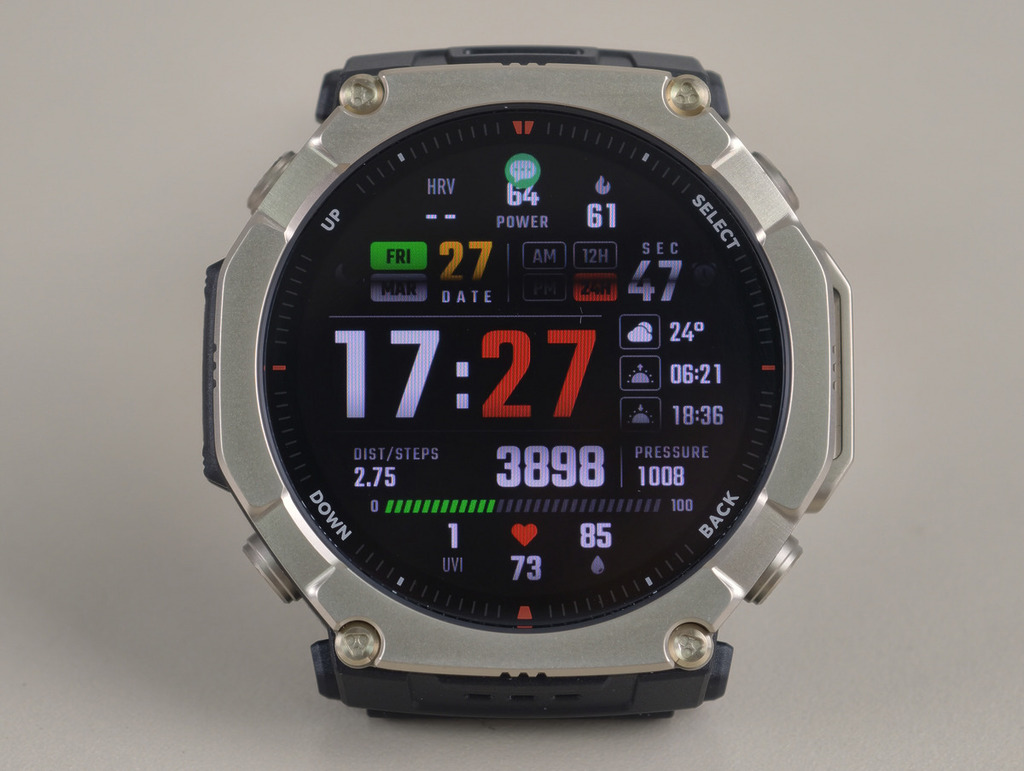 51mm 錶盤設計。