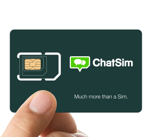 【WhatSIM再進化】ChatSIM所有IM€10一年全球任Send