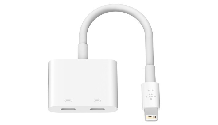 Belkin worked with Apple to develop the Lightning Audio + Charge RockStar(TM) to enable simultaneous charging and listening (PRNewsFoto/Belkin International)