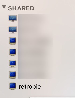 RetroPie 已經預先設定好接入 Windows 網絡，大家可以在網絡上發現多了一台叫 retropie 的電腦。