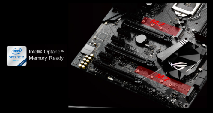 ROG STRIX Z270E GAMING 支援全新 Intel Optane 技術。