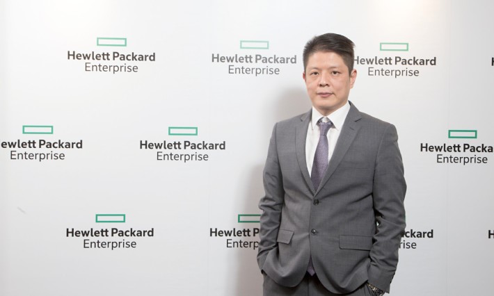 HPE 企業儲存部門高級業務經理劉振傑。
