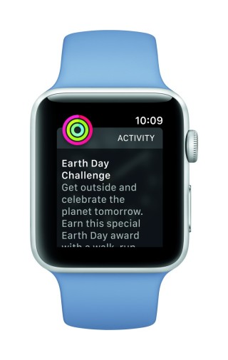 今年地球日推出的 Apple Watch Challenge