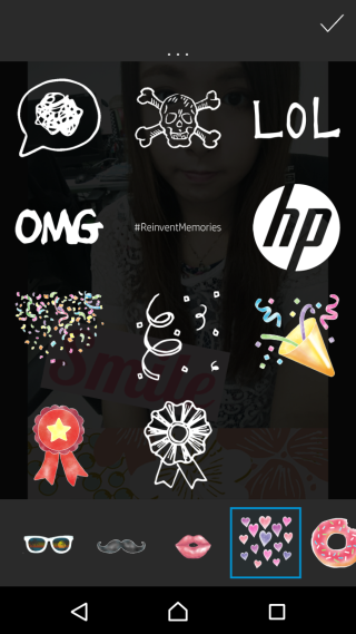 竟有 HP Logo 貼圖和 #ReinventMemories 標籤！絕對要收藏！