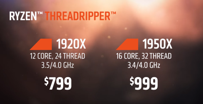 AMD Ryzen Threadripper 價格進取。