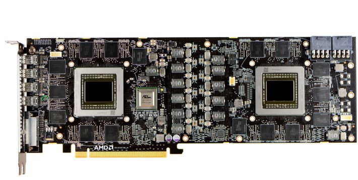 Asus R9295X2-8GD5 內裡亦有兩顆 GPU。