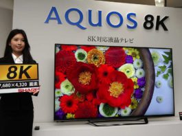 日本、台灣同步發表，Sharp AQUOS 8K 電視年底賣