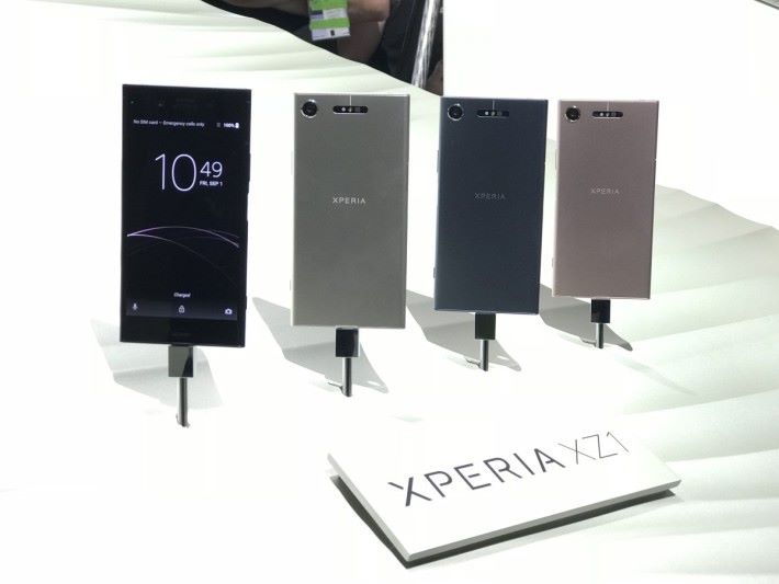 Sony 在柏林 IFA 上發表的 XZ1 系列率先採用 Android 8.0 系統。