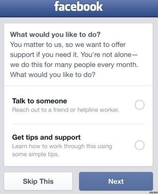 Facebook 會提供合適支援