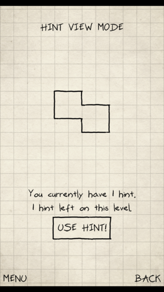 玩家遇到難題時可以使用「 HINT ！」。