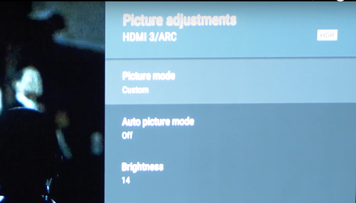 。但透過 HDMI 連接 Apple TV ，播放有 Dolby Vision 的影片，系統只能以 HDR 模式播放。