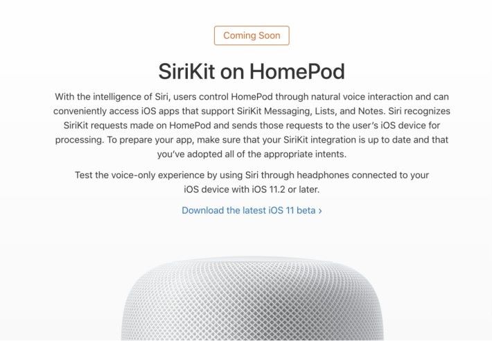 現時 SiriKit on HomePod 還未正式推出，所以還不可能跟 Amazon Alexa 或 Google Assistant 爭一日之長短。