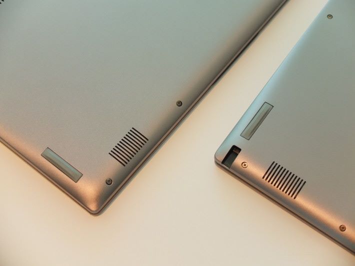 Spin 13 與 Chromebook 13 的外觀極之相似，不過前者機底位置設有觸控筆的插槽。