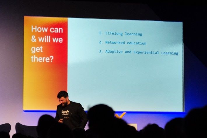 Head of Google for Education的Marc Sanz Lopez指出未來學習趨勢。