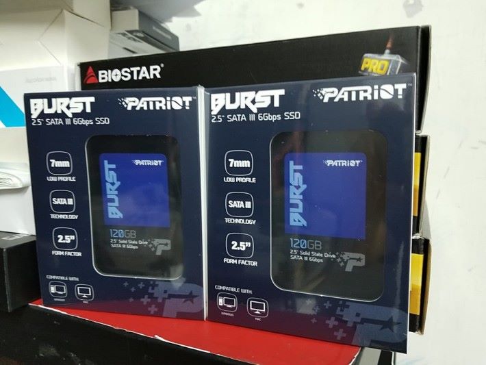 Patriot BURST 屬最平的 120GB SSD 。
