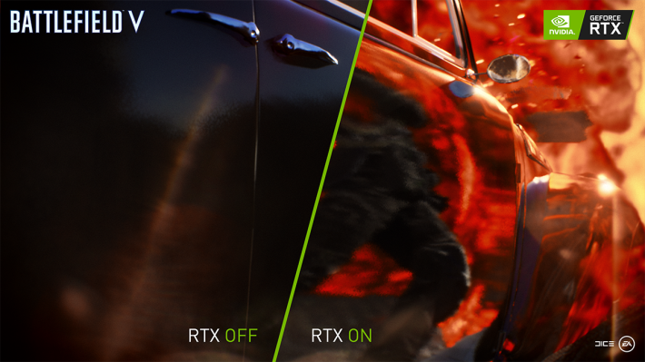 更新了 Win10 之後，配合 RTX 顯示卡，就可以發揮遊戲的 Raytracing 效果。