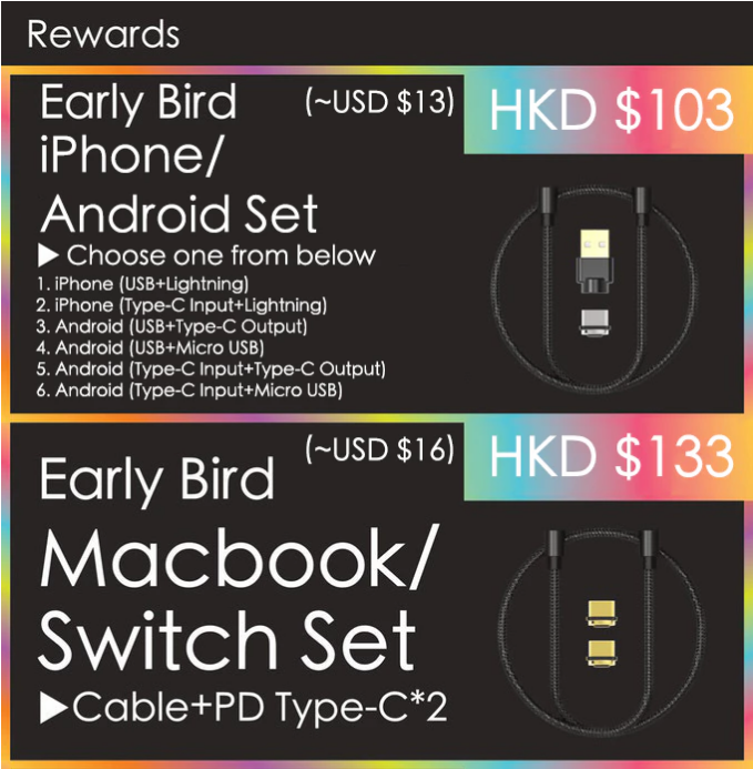 XPower 於 Kickstarter 提供多個早鳥優惠套裝。