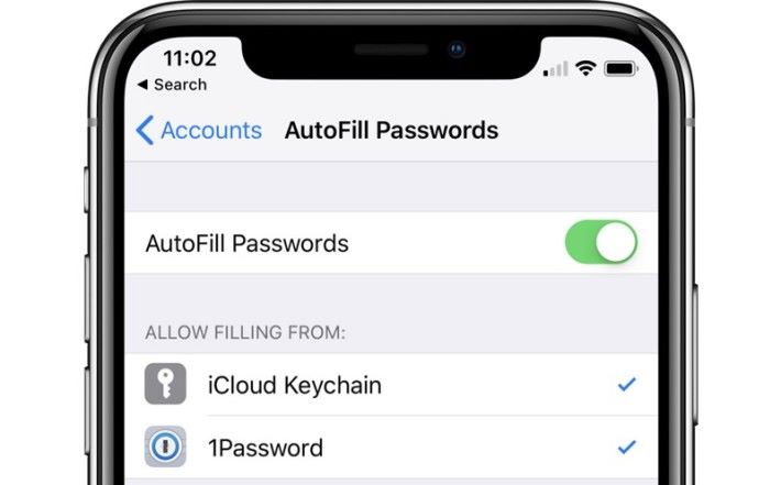 iOS 12 開始已經支援自動填寫密碼。