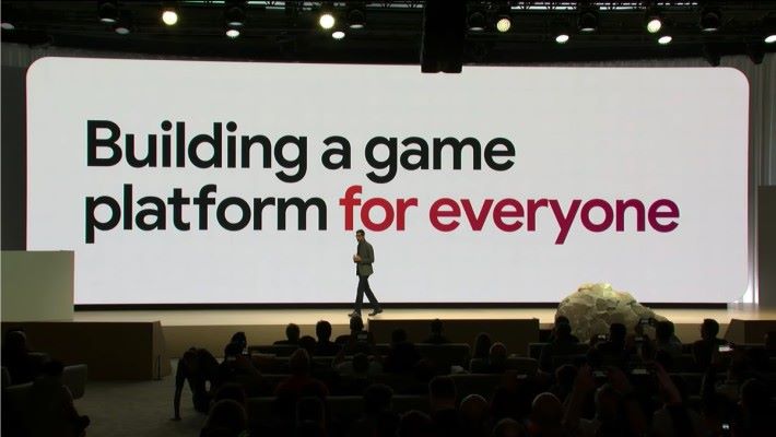 Google CEO 指要打造給所有人的遊戲平台，今次發表會也涵蓋遊戲製作人、玩家、 YouTuber 。