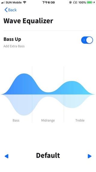 Bass Up 模式建議配合均衡器使用，效果會更理想。