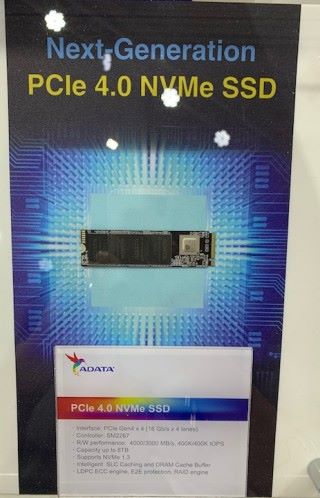 AData PCIe 4.0 NVMe SSD 