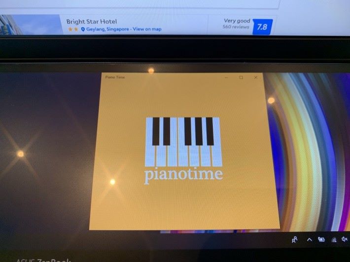 例如這個 Pianotime 是 Microsoft Store 的一個程式。