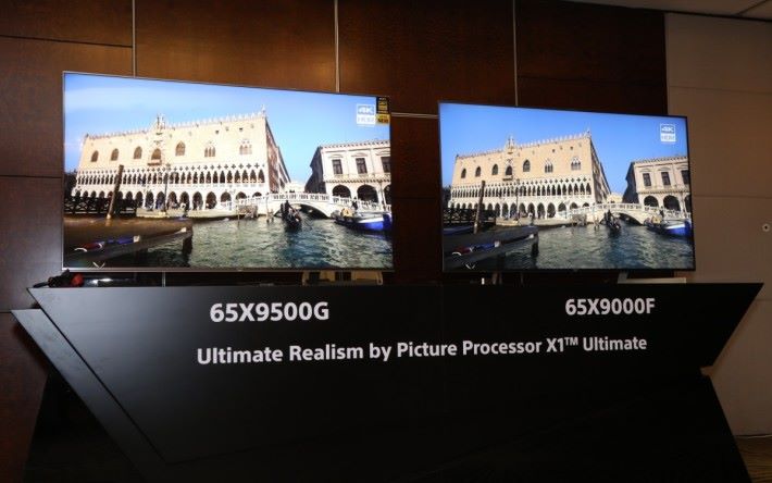 ．X9500G 的背光部分有改良，加上X1 Ulteamate加強了 HDR 表現，黑位比去年主打的 X9000F 做得更好。