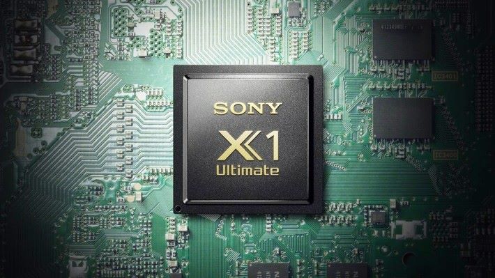 ．專為 8K 影像而設計的 X1 Ultimate 處理器，過去只有 Master Series 才會使用，今年 X9500G 則是首款主流機種搭載使用。