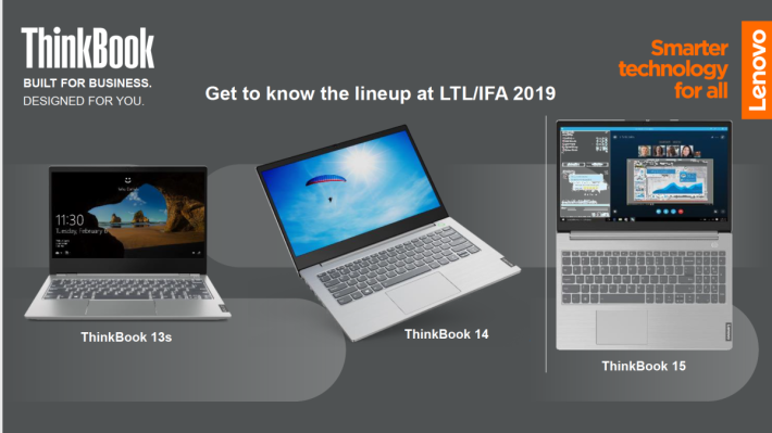 除早前已上市的 ThinkBook 13s 之外，在 IFA 期間 Lenovo 也發表採用 10 代 Core CPU 、 14 寸的 ThinkBook 14 和 15寸的 ThinkBook 15 。