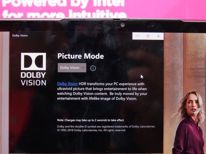 支援 Dolby Vision 播放，對Netflix App 會起作用。但先需要經此驅動程式的設定。