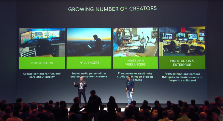 創作者市場日益增長，因此很多品牌都響應 NVIDIA Studio 計劃。