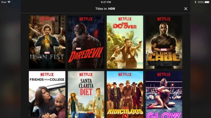 Netflix iOS 版早在 2017 年就已推出更新支援 HDR 影片播放