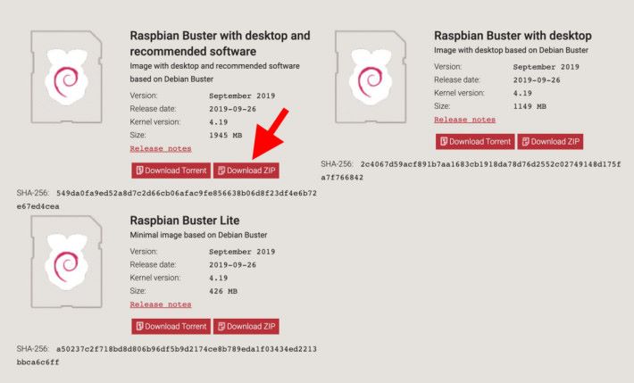下載「 Raspbian Buster with desktop and recommended software 」就有齊 Python 3.7 和 SQLite 資料庫。