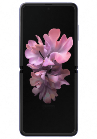 Galaxy Z Flip 會使用修長的 6.7 吋可摺疊屏幕，並使用中央開孔設計，內藏 10MP 前置相機。