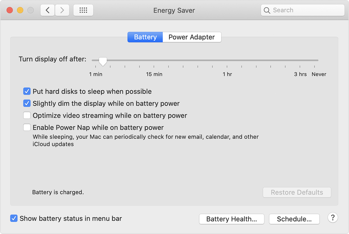 macOS 10.15.6 加入優化使用電池供電時串流影片功能，改善耗電。