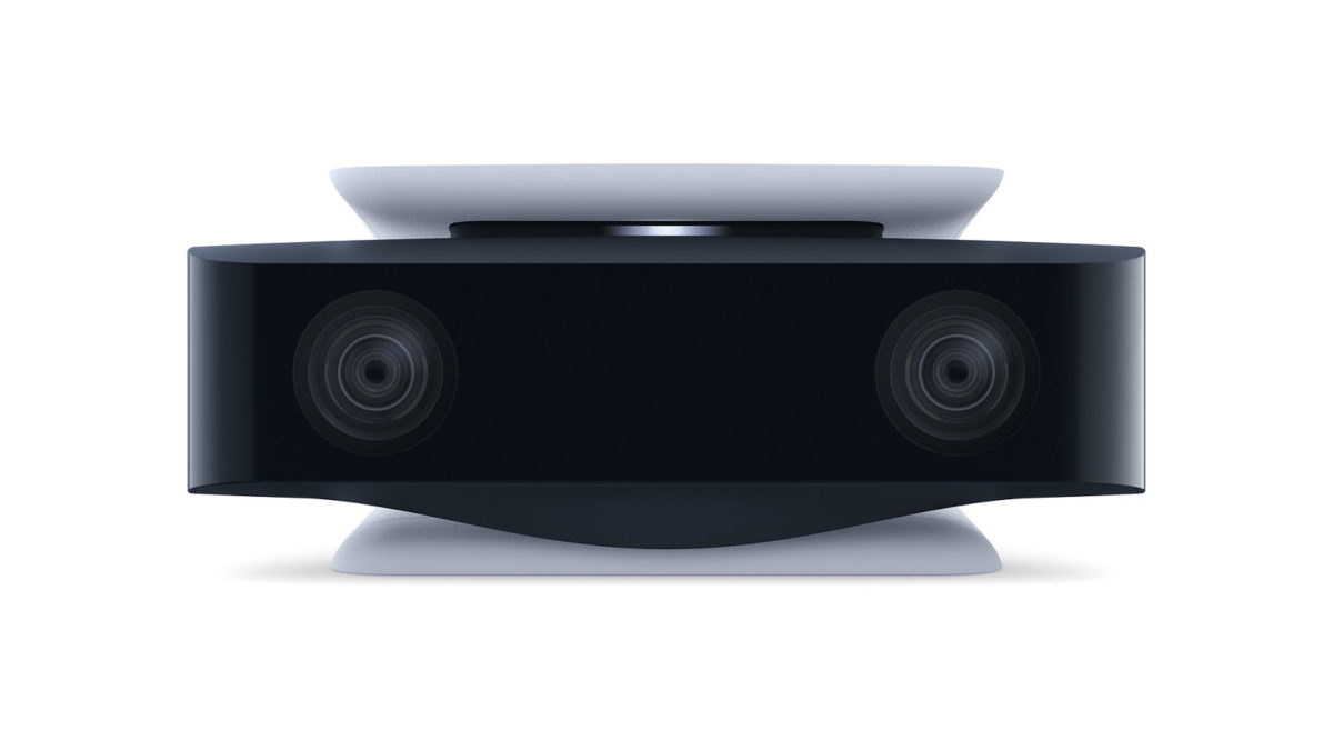 HD 攝錄機備有雙鏡頭，可配合 PS5 主機的去背景工具來褪出用戶的頭像作直播。