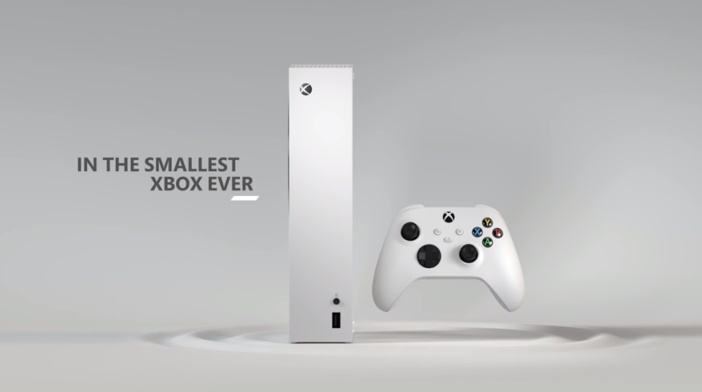 官方稱  Series S 為最小的 Xbox 主機。