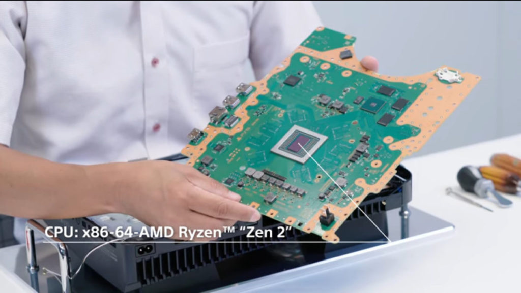 PS5 核心 AMD Zen 2 CPU 直接焊於主板上，沒有 Socket。