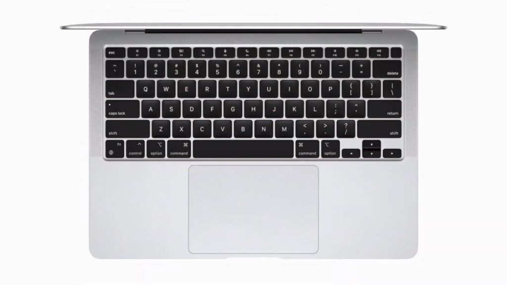 新 MacBook Air 用上剪刀式按鍵的鍵盤，而且具備 Touch ID 指紋解鎖。