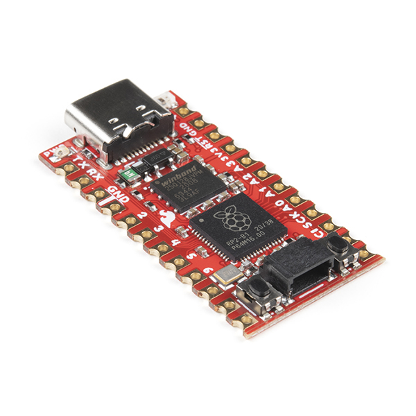 SparkFun Pro Micro - RP2040 也是小巧的開發板，售 US$9.95 （約港幣 $77 ）。