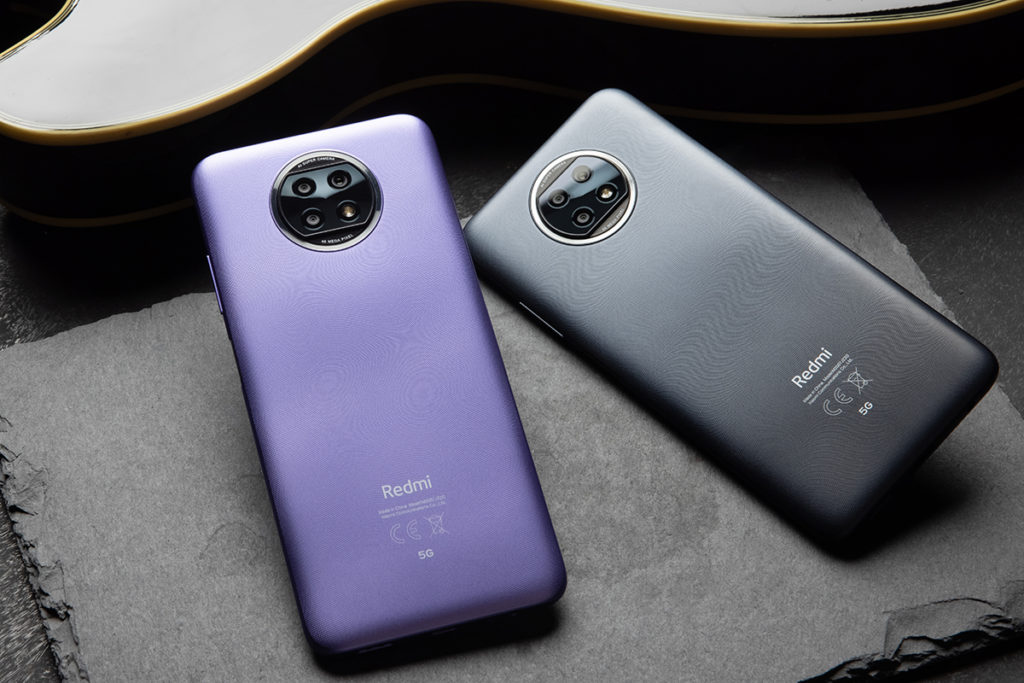 Redmi Note 9T 5G 備有日暮黑和晨曦紫兩種顏色，及 4GB+64GB 與 4GB+128GB 版本。