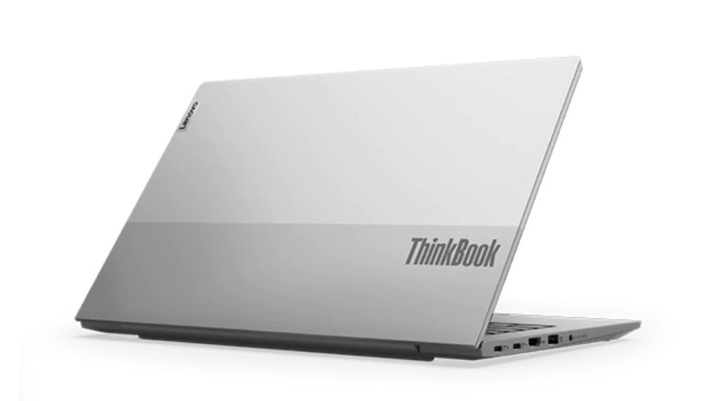 ThinkBook 14 特別採用雙色雙色調礦物灰頂蓋，外型時尚鮮明，亮麗奪目