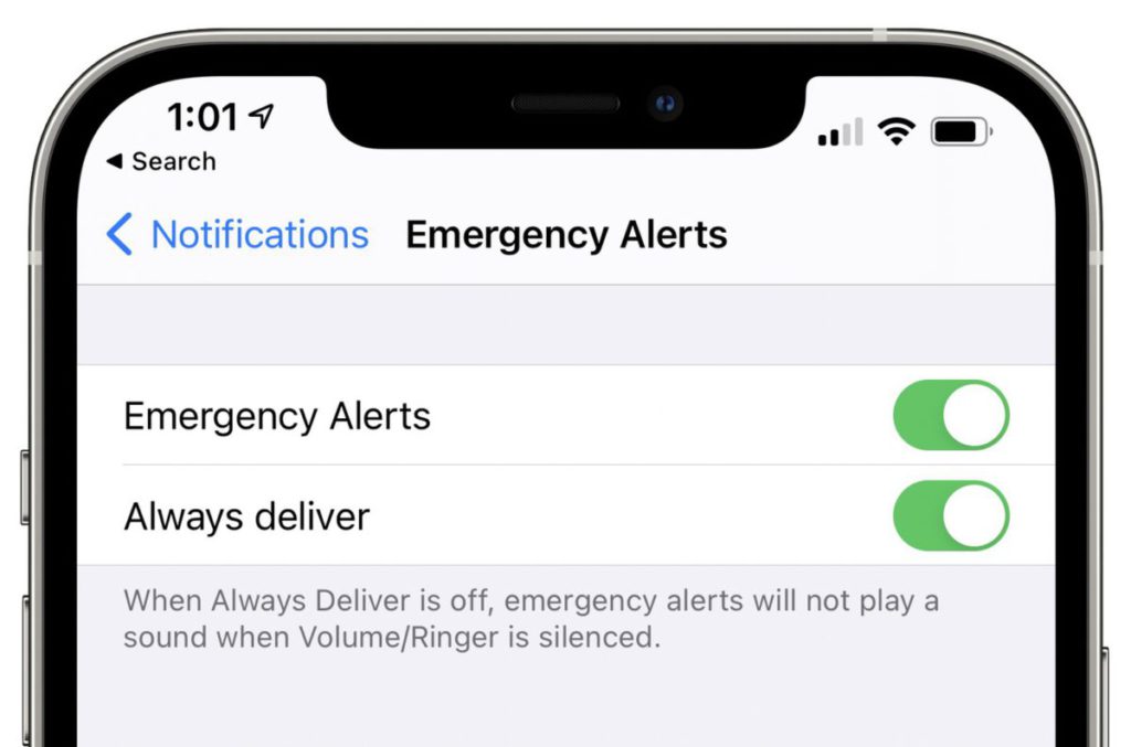 關閉 Always deliver 的話，如果用戶設定靜音手機，一些低級警示就不會發出警號提示。