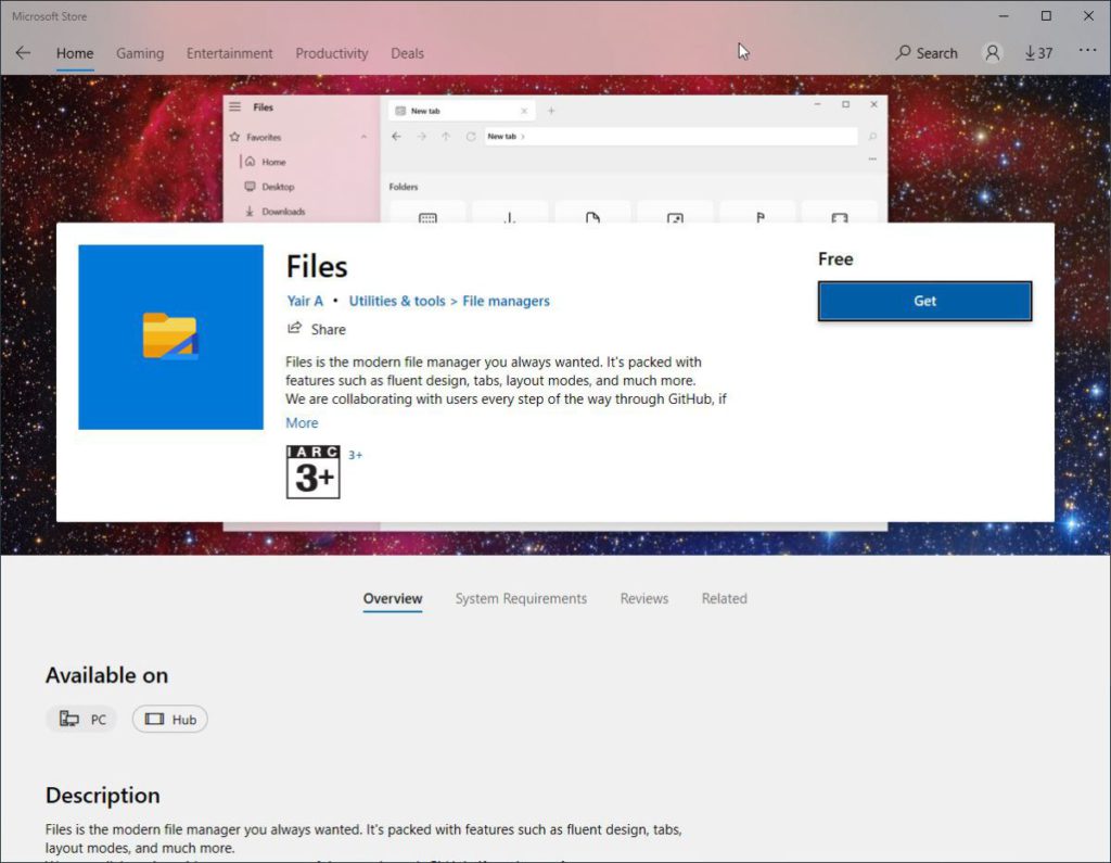 《 Files 》是補完版 Windows 檔案總管，提供分頁、分割視窗、 Bundle 方案等功能。