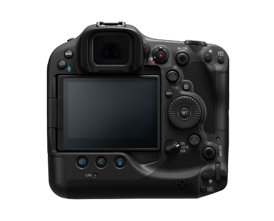 Canon EOS R3 機背與 EOS-1D X Mark III 相若。