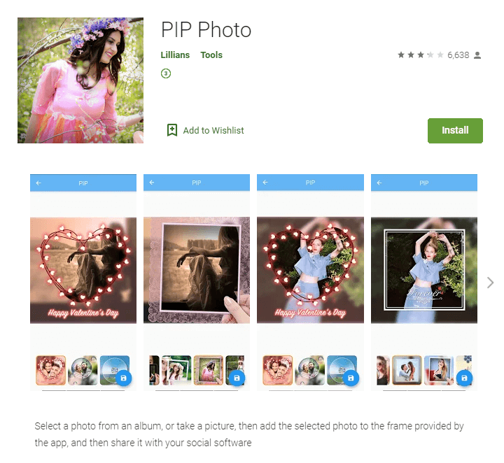 9 款內藏木馬的應用程式中，以《 PIP Photo 》最受歡迎，下載量超過 585 萬次。