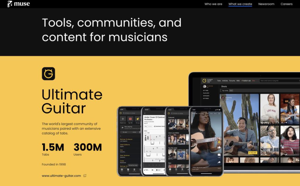 兩個月前收購了《 Audacity 》的 muse 集團旗下有多款為音樂人設計的應用程式。