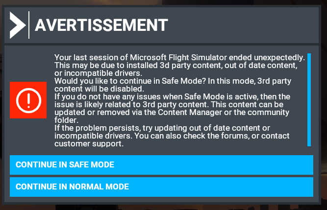 Safe Mode 安全模式是今次更新加入的新補救措施，可以在彈 Game 後暫停使用所有 Add-on 以便找出問題所在。