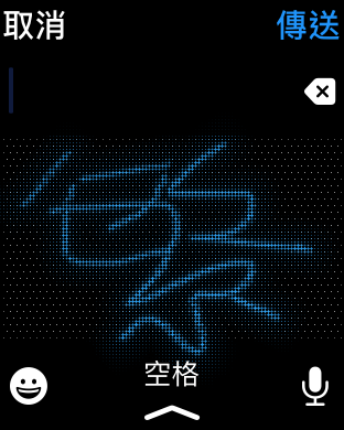 雖然可以用手寫輸入繁體中文，但是在小屏幕上寫多筆劃的字始終有點辛苦。