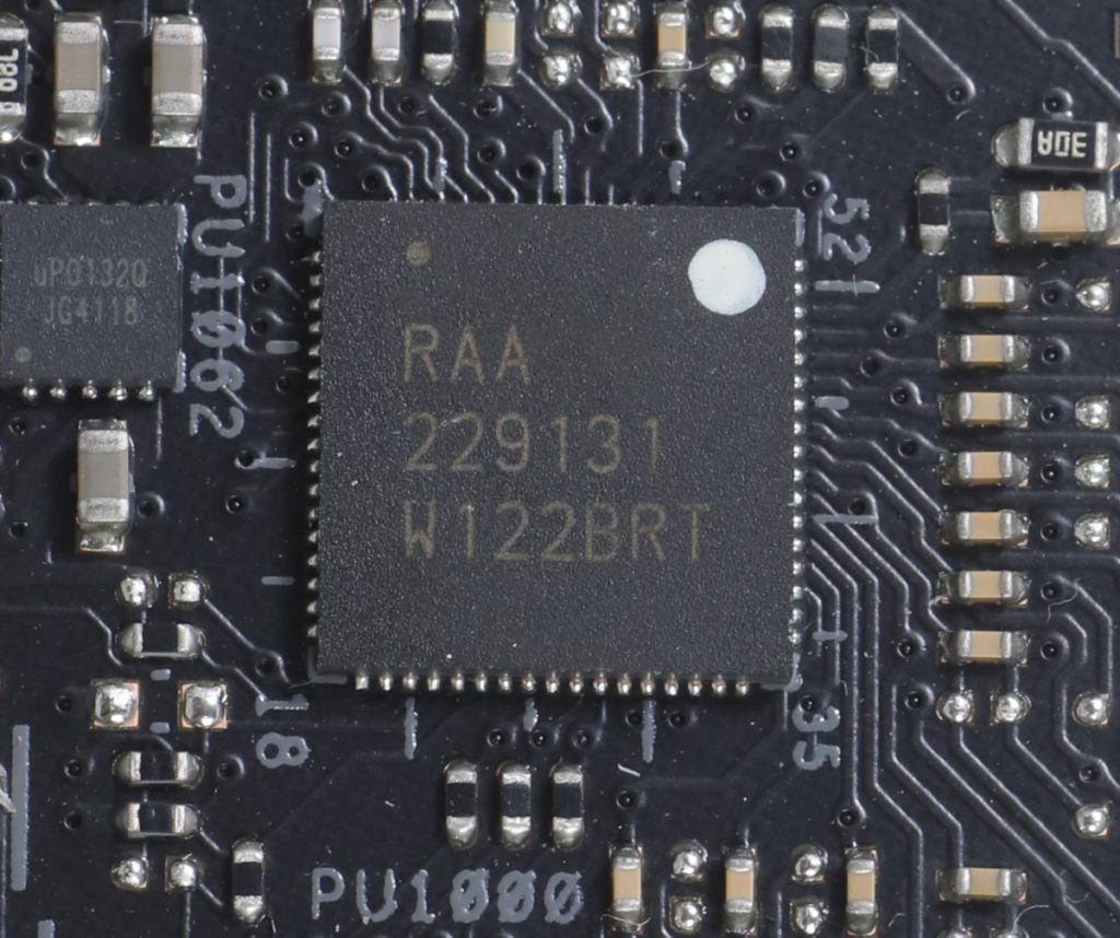 採用Renesas RAA 229131 PWM晶片。